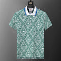 Playera tipo Polo Casablanca Laurel Self-Tie Monogram