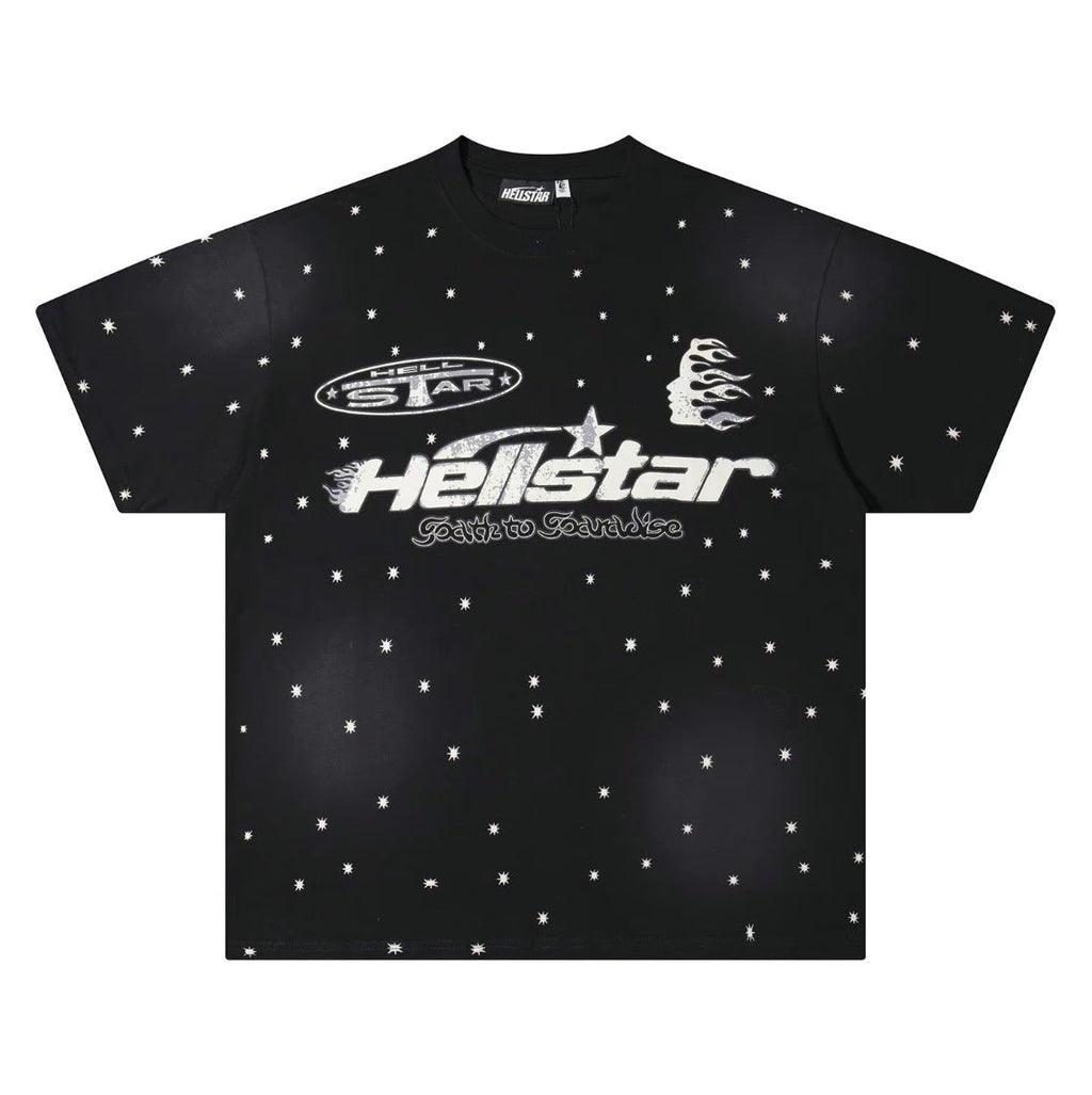 Hellstar “Star Sky” Graphic Tee – Black