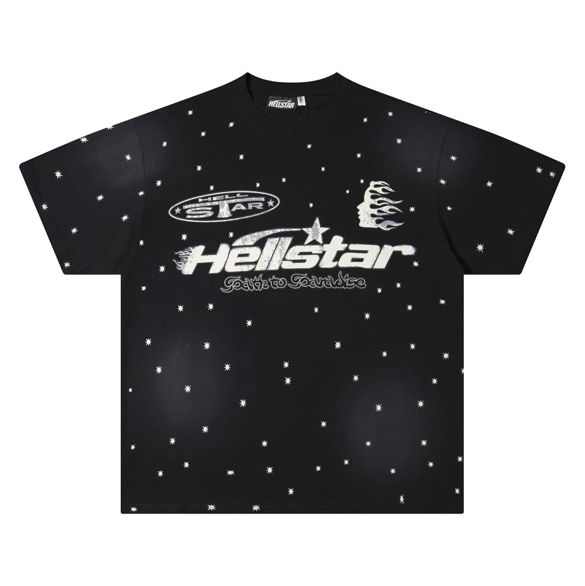 Hellstar “Star Sky” Graphic Tee – Black