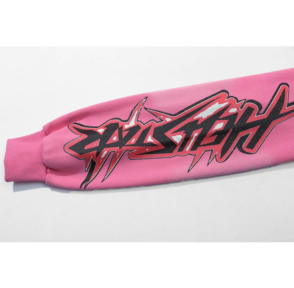 Hellstar Pink Graphic Hoodie