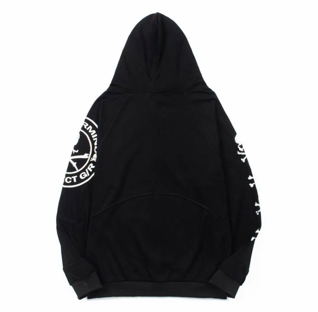 Graliz Vibe Zip Hoodie – Black
