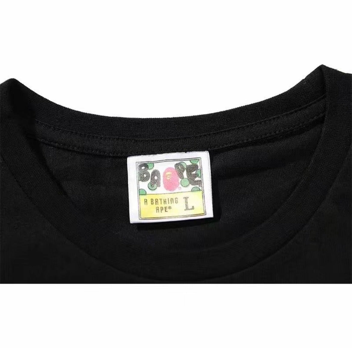 BAPE Shark Graphic Tee – Black
