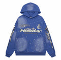 Hellstar “Stars” Zip Hoodie – Blue