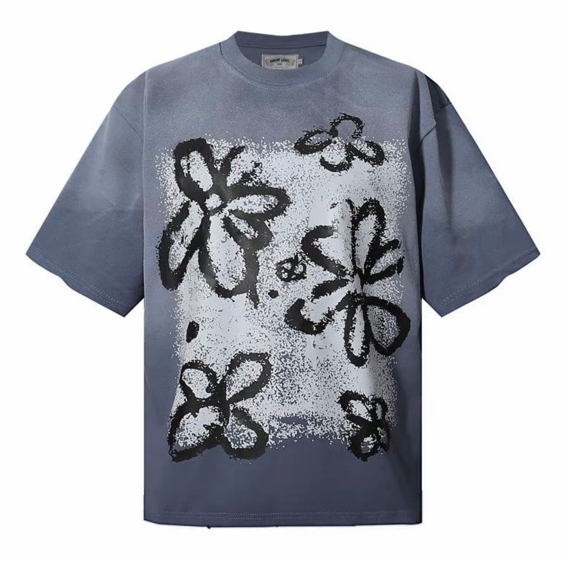 Saint Louis Monogram Graphic Tee – Grey