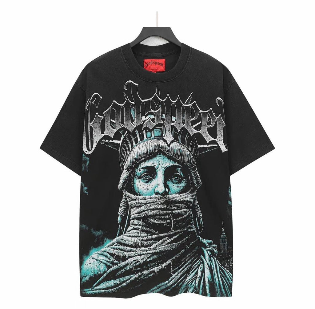 GodSpeed New York Graphic Tee – Black