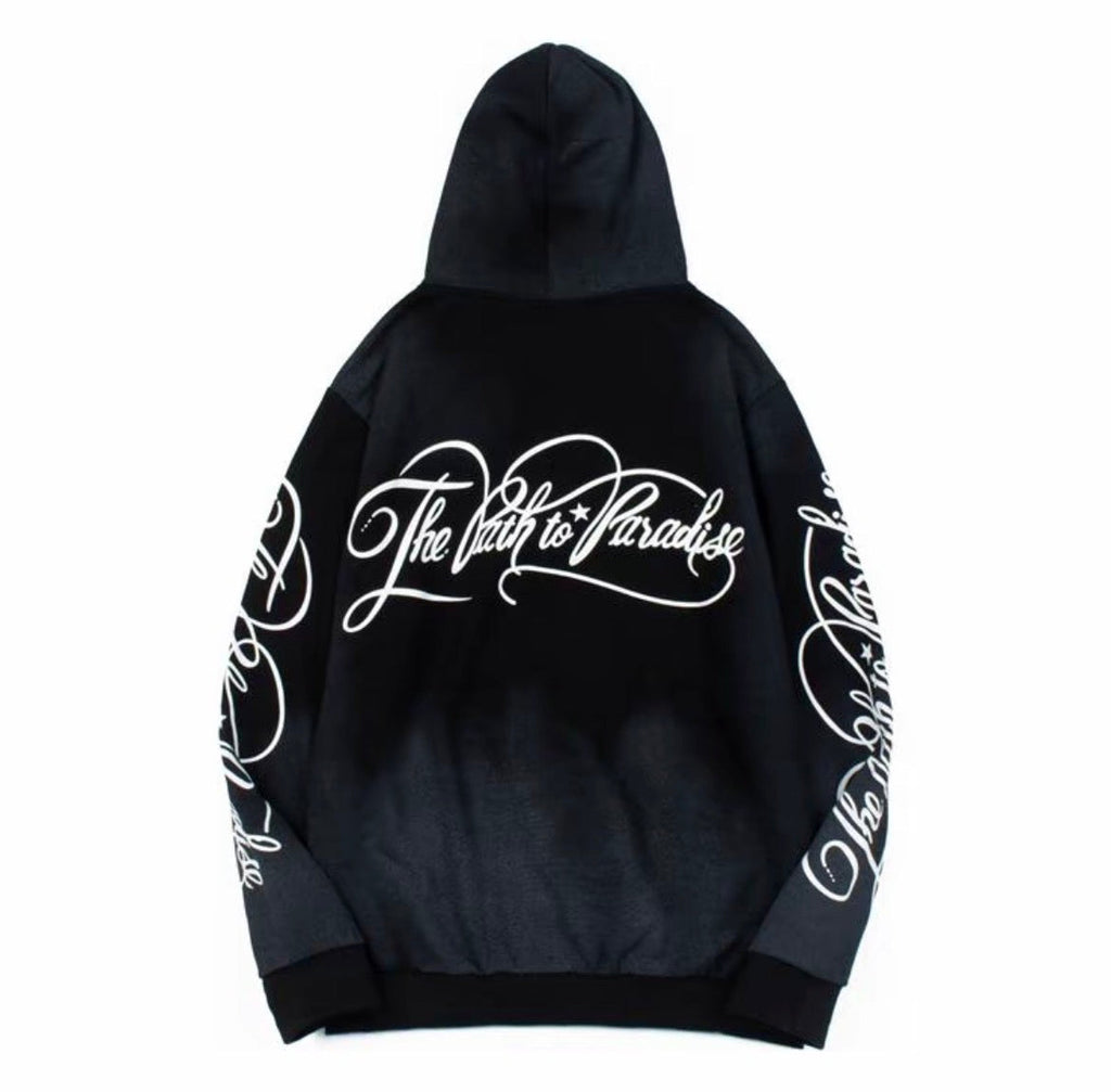 Hellstar Path to Paradise Zip Hoodie – Black