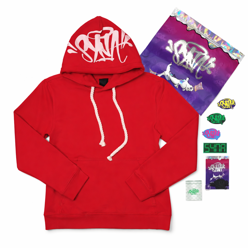 Syna Blood Hoodie – Rojo Intenso