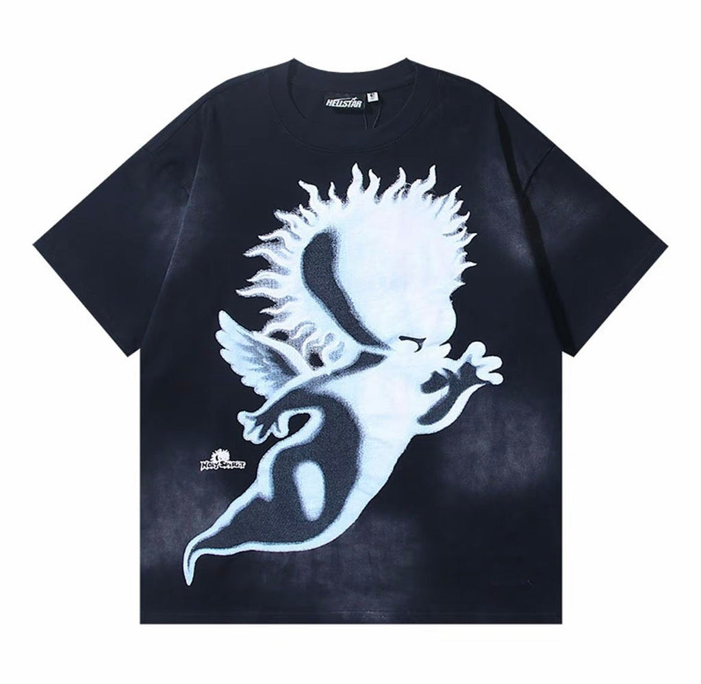 Hellstar Holy Spirit Graphic Tee – Black