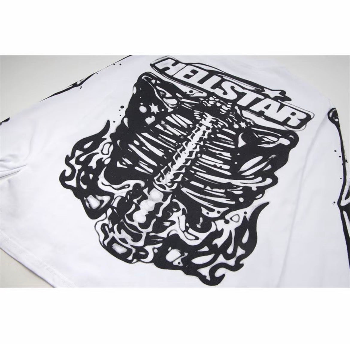 Hellstar Skeleton Hell Hoodie – White