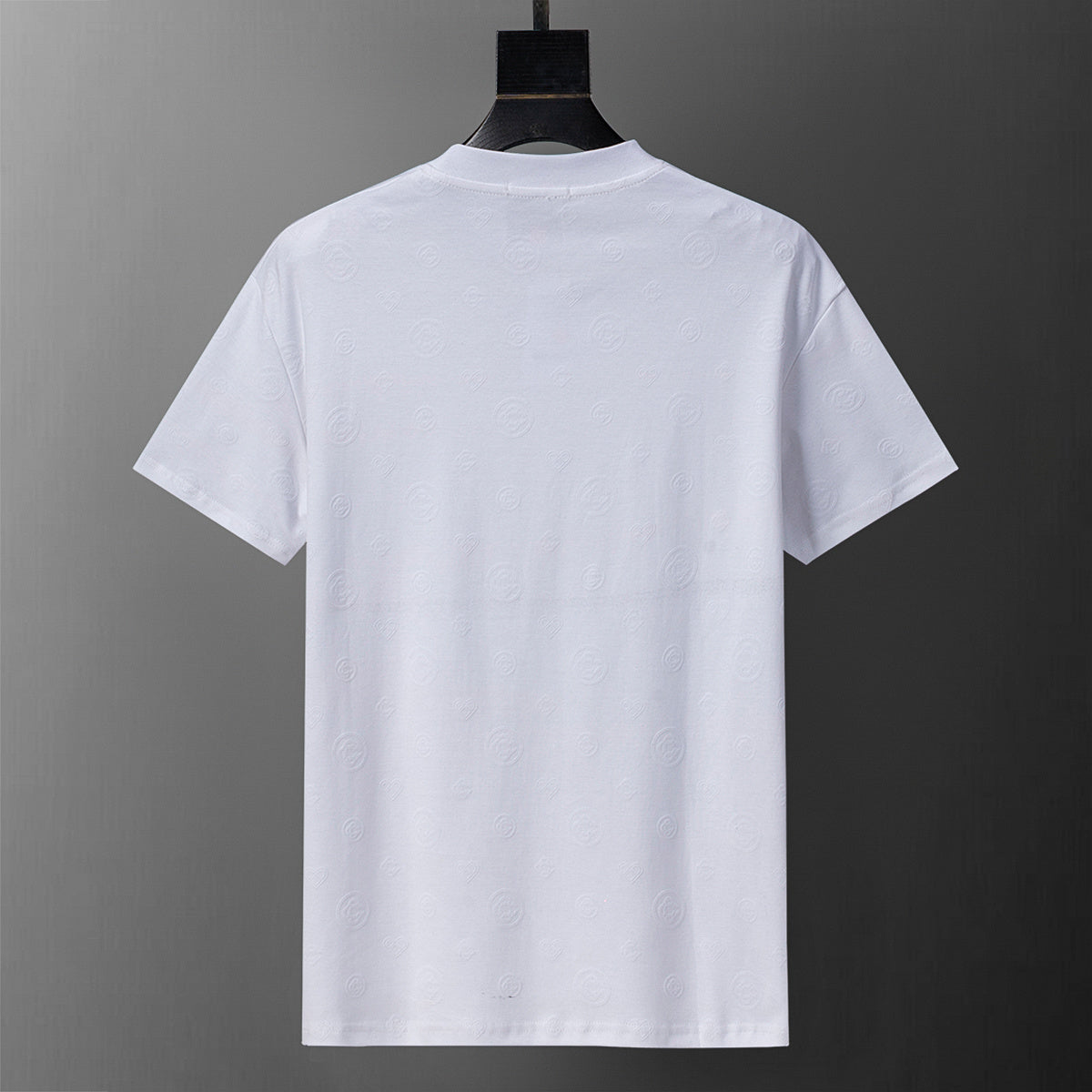 Playera Casablanca Monogram Heart Pattern Blanco