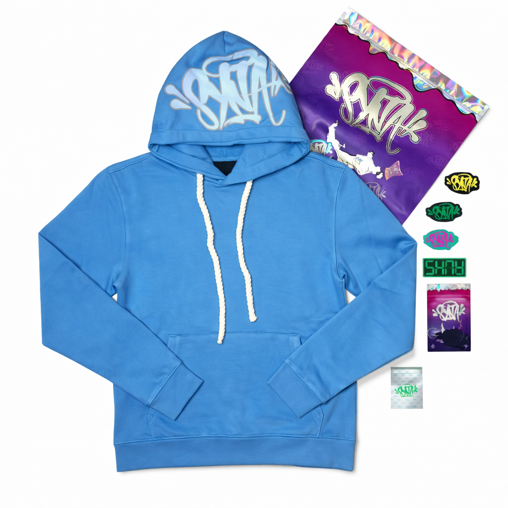 Syna Sky Hoodie – Azul Vibrante