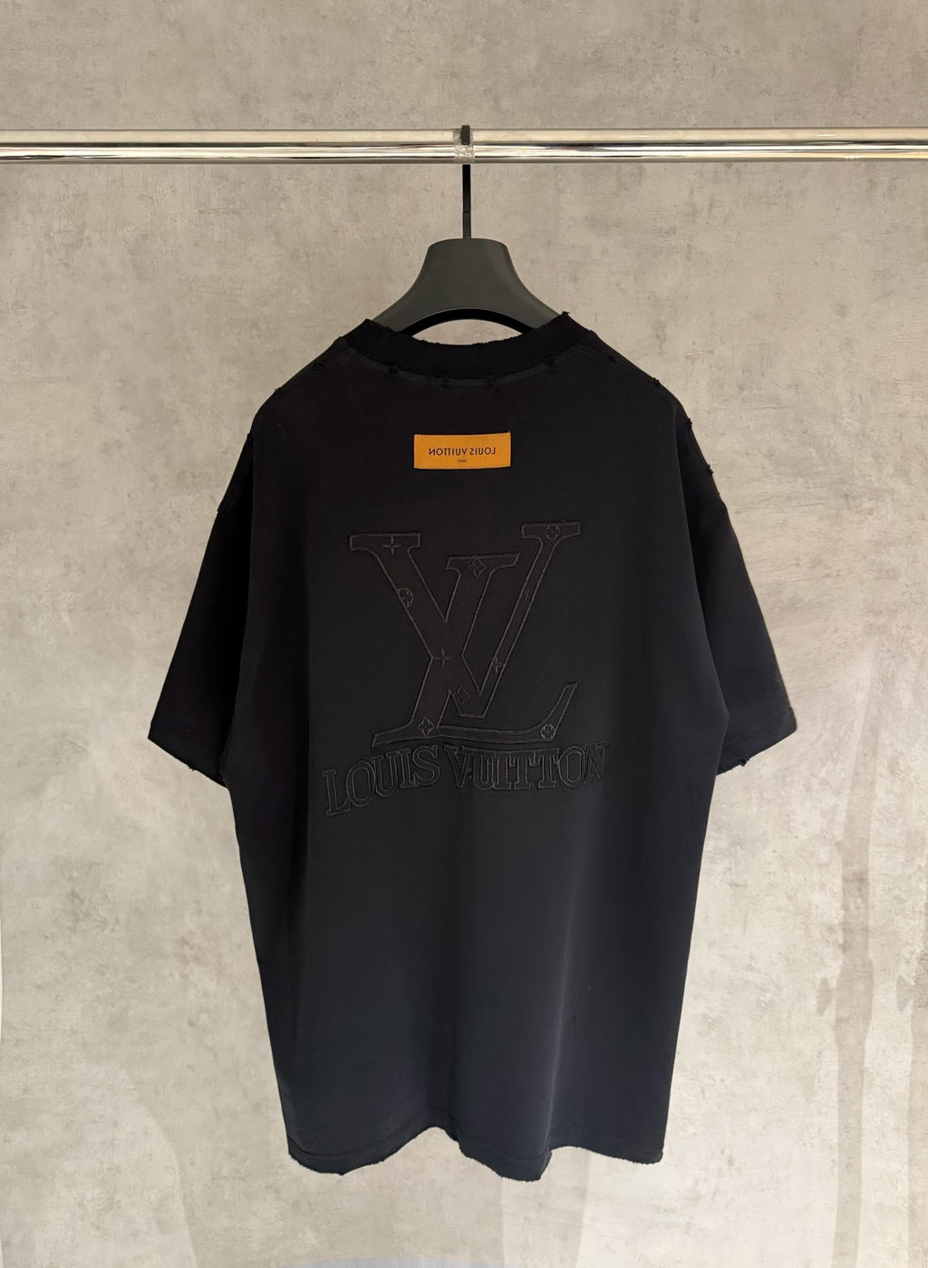 Playera Louis Vuitton Signature Negro