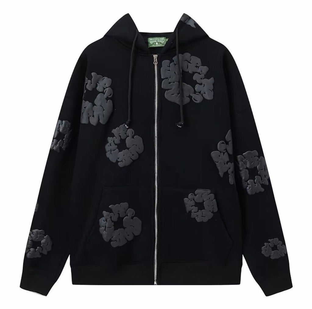 Denim Tears Midnight Wreath Hoodie – Black