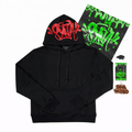 Syna Shadow Hoodie – Negro / Verde