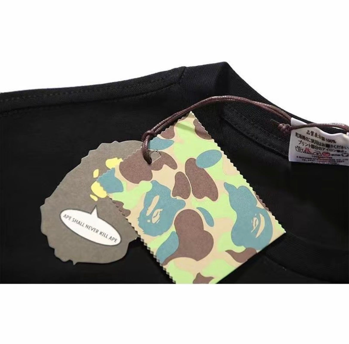 BAPE Shark Graphic Tee – Black