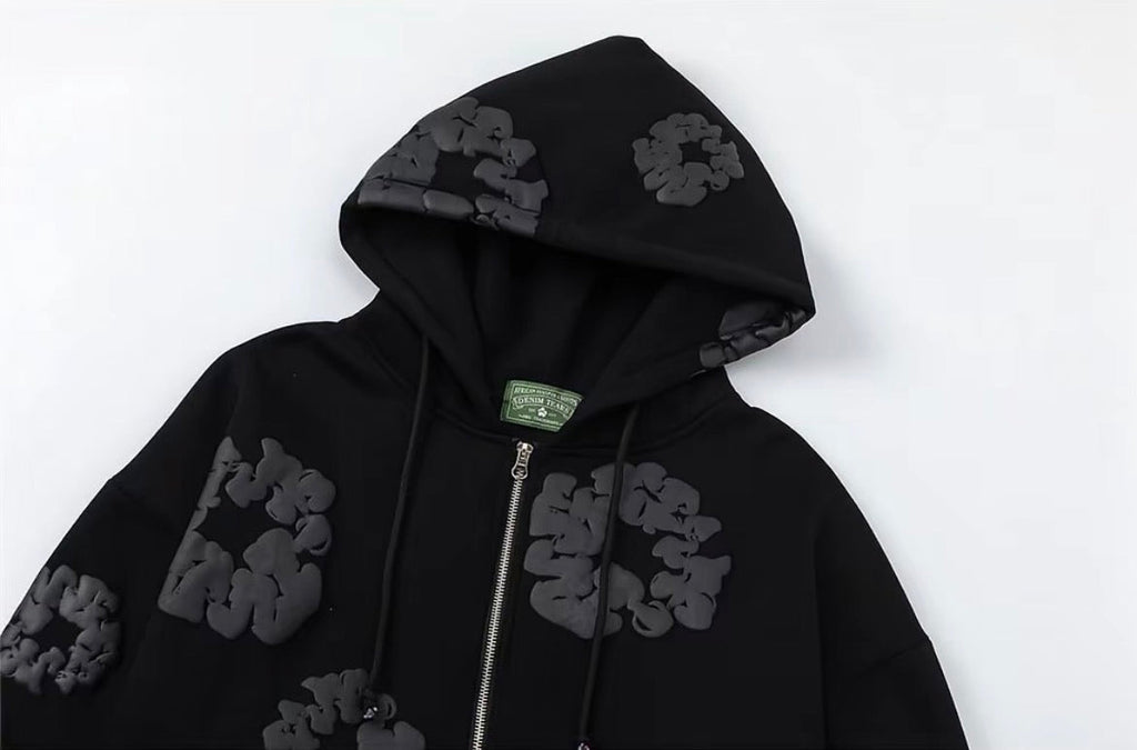 Denim Tears Midnight Wreath Hoodie – Black