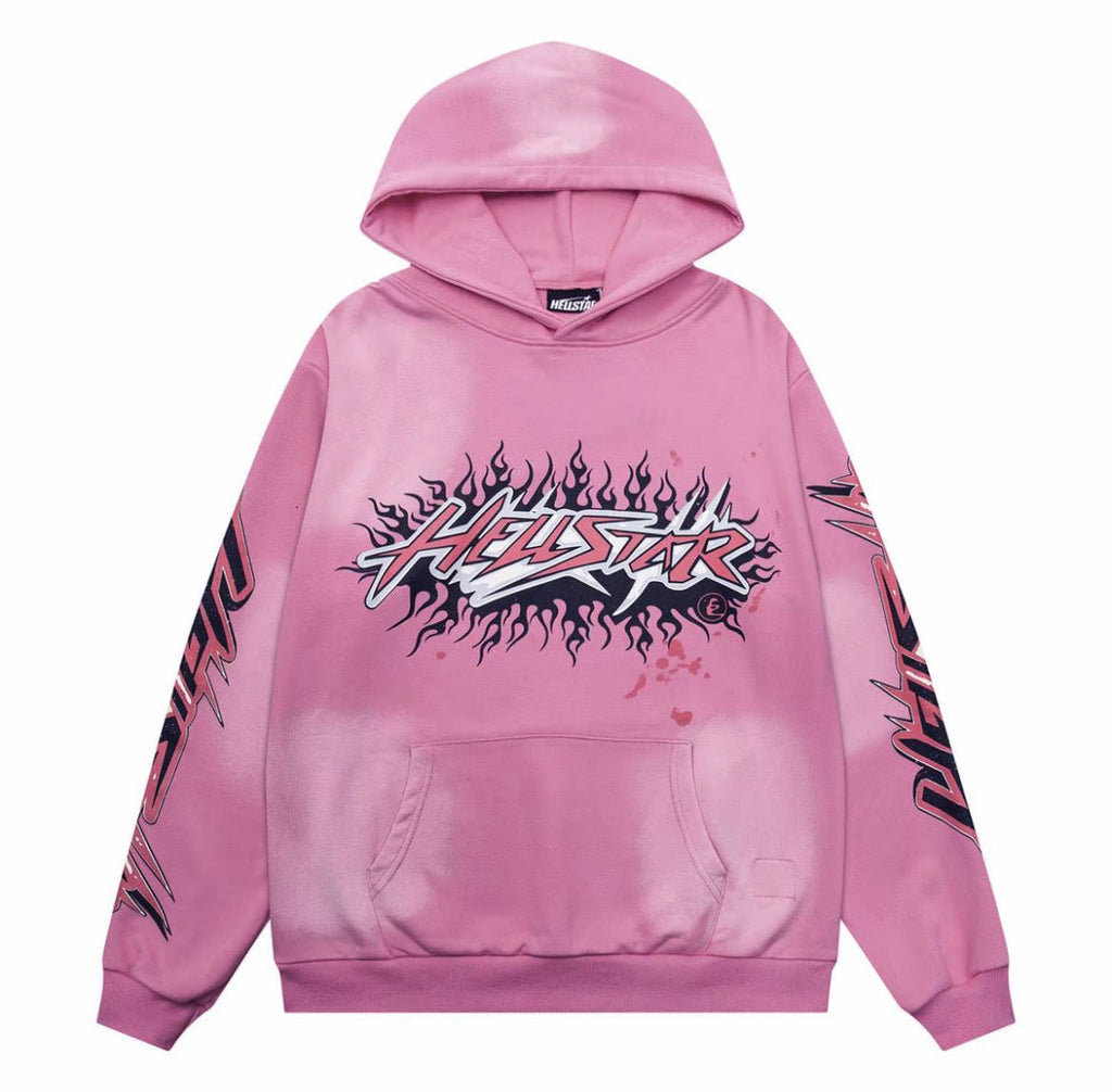 Hellstar Pink Graphic Hoodie