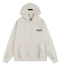 Essential Back Logo Hoodie (“Light Oatmeal / Grey”)