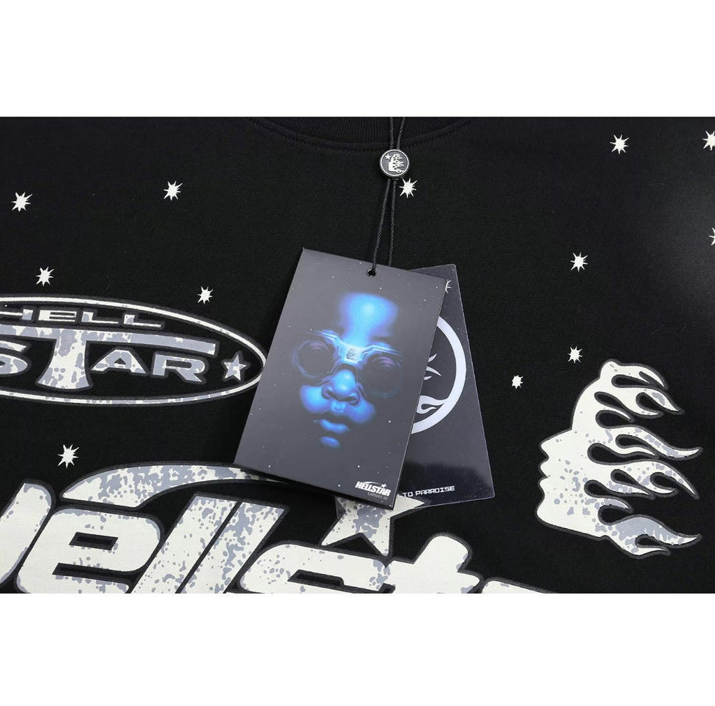 Hellstar “Star Sky” Graphic Tee – Black