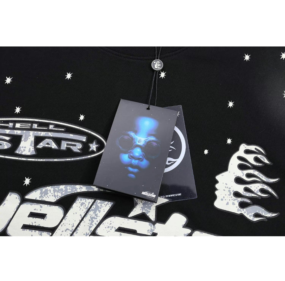 Hellstar “Star Sky” Graphic Tee – Black