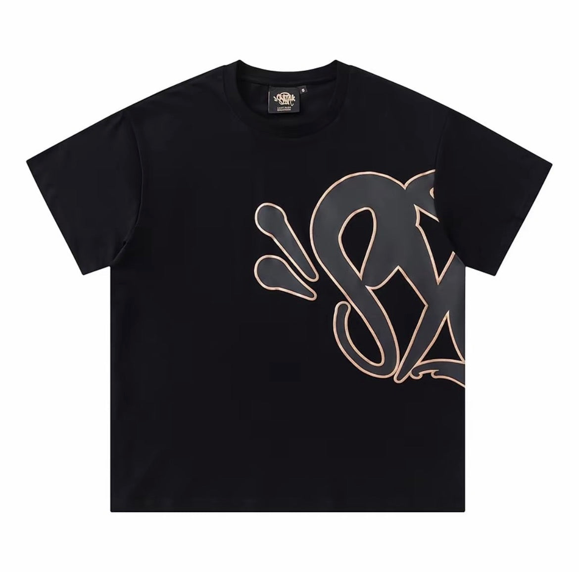 Syna Oversize Tag Tee – Black - Central cee
