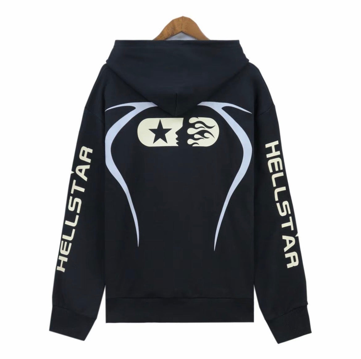 Hellstar Sport Heavyweight Zip Hoodie – Black