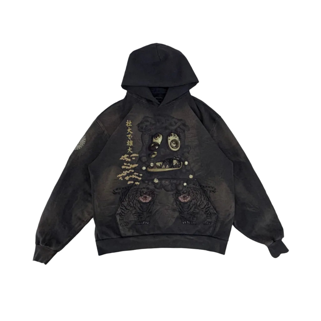Sudadera con capucha Travis Scott Cactus Jack x Takashi Murakami Hollow