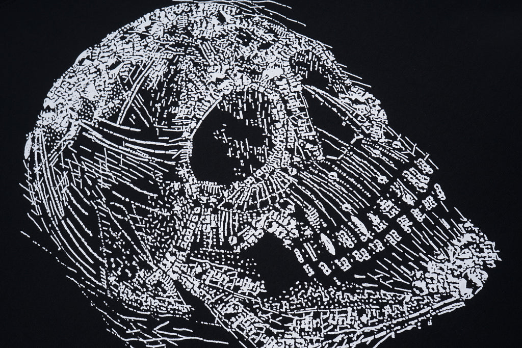 Playera Alexander Wang Sketch Skull