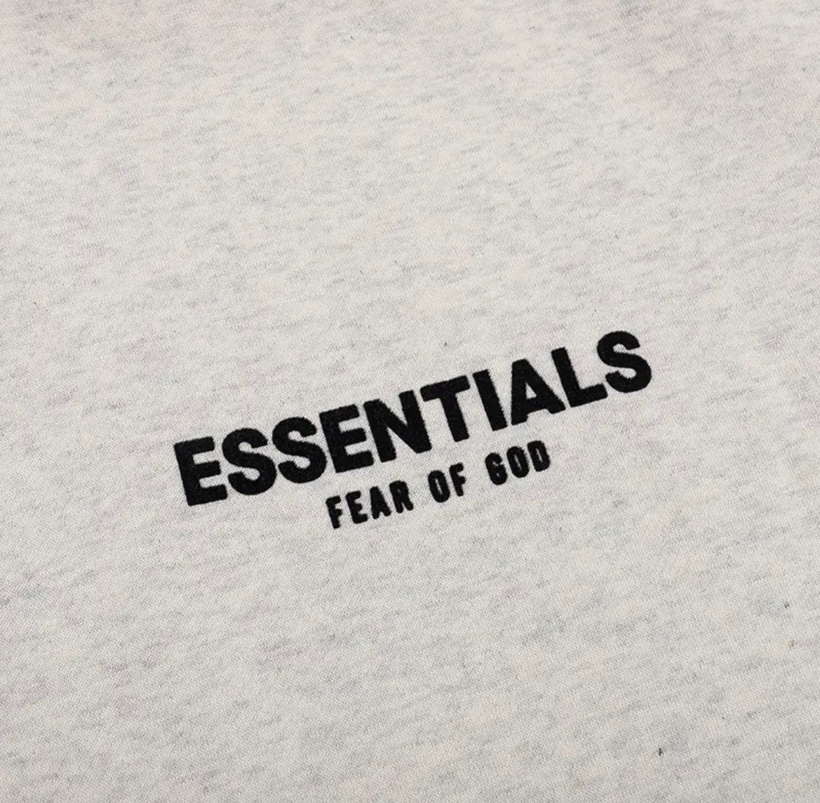 Essential Back Logo Hoodie (“Light Oatmeal / Grey”)