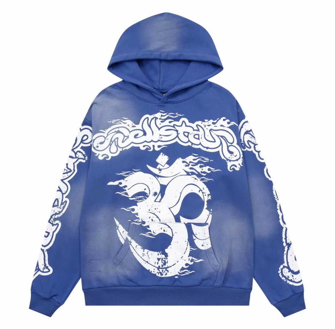 Hellstar Graffiti Hoodie – Blue