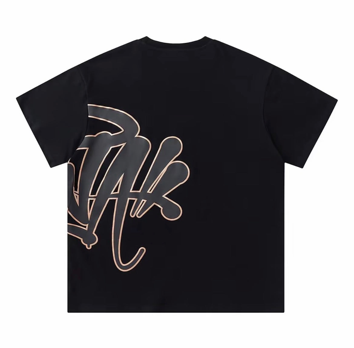 Syna Oversize Tag Tee – Black - Central cee