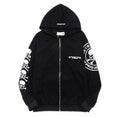 Graliz Vibe Zip Hoodie – Black