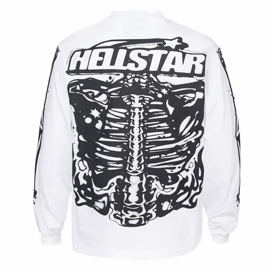 Hellstar Skeleton Hell Hoodie – White