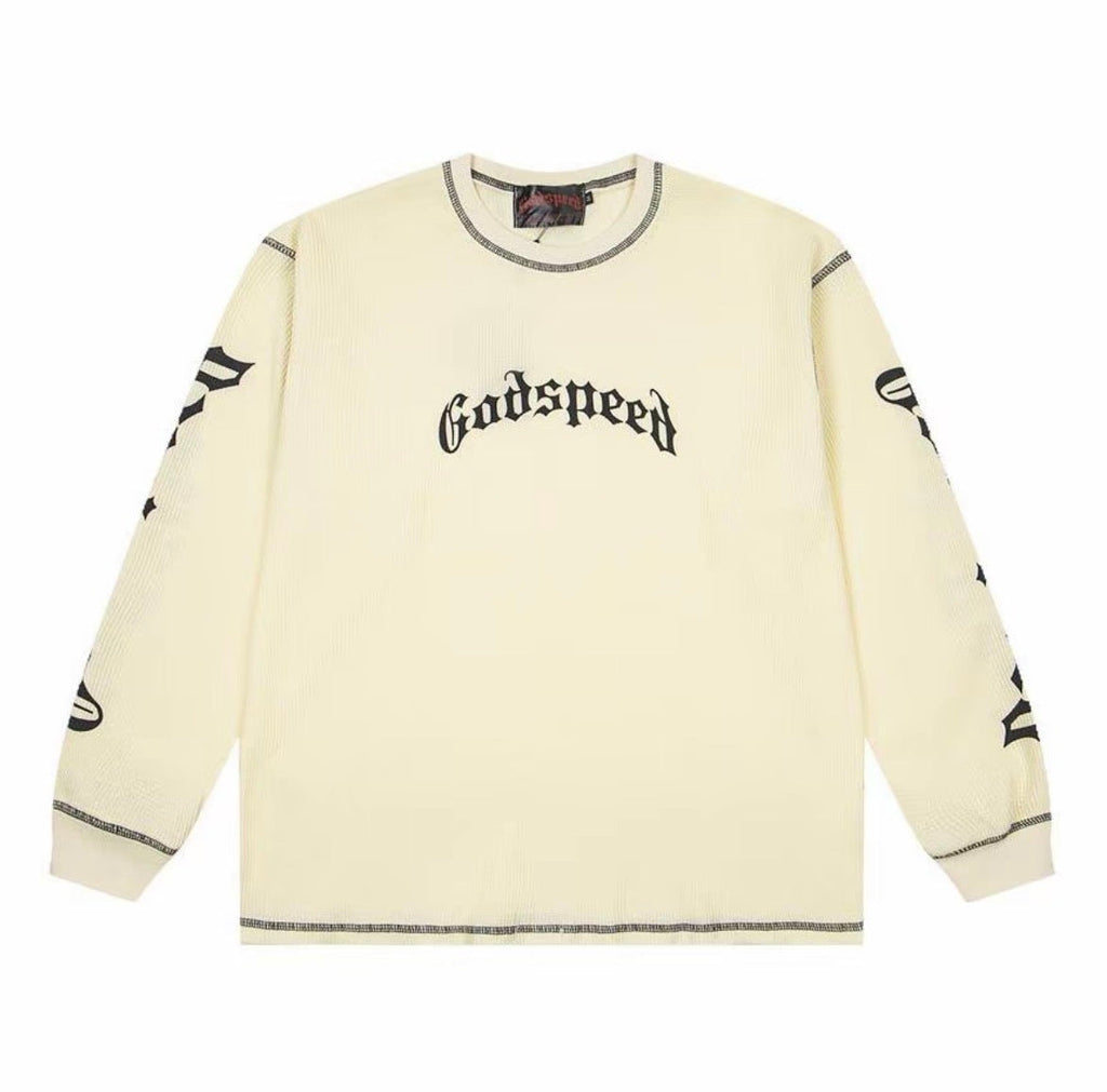 GodSpeed Core Logo Hoodie – Cream