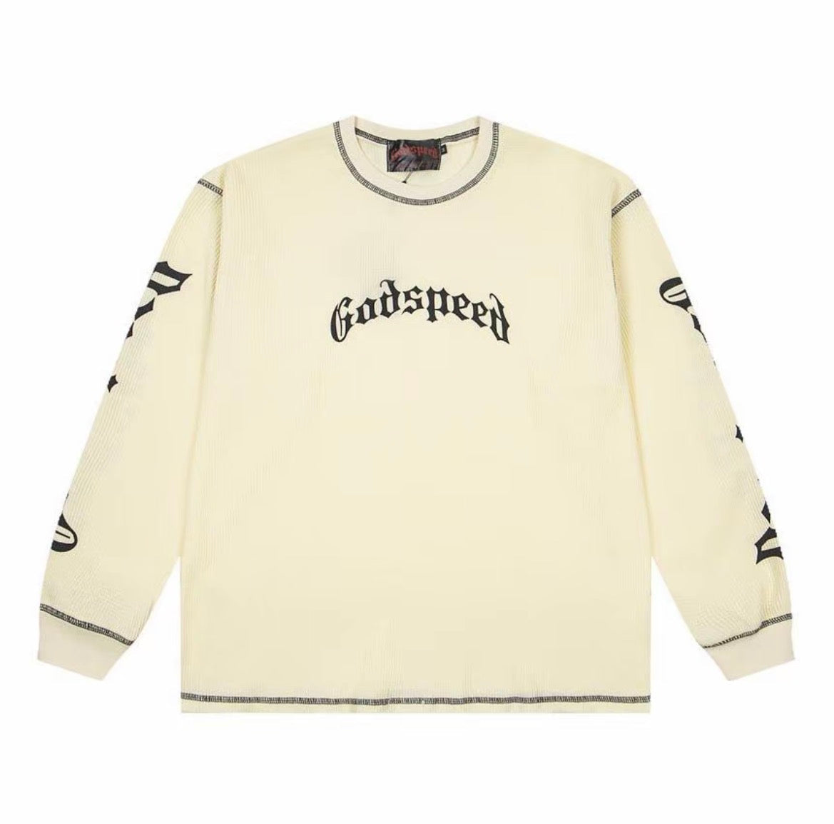 GodSpeed Core Logo Hoodie – Cream