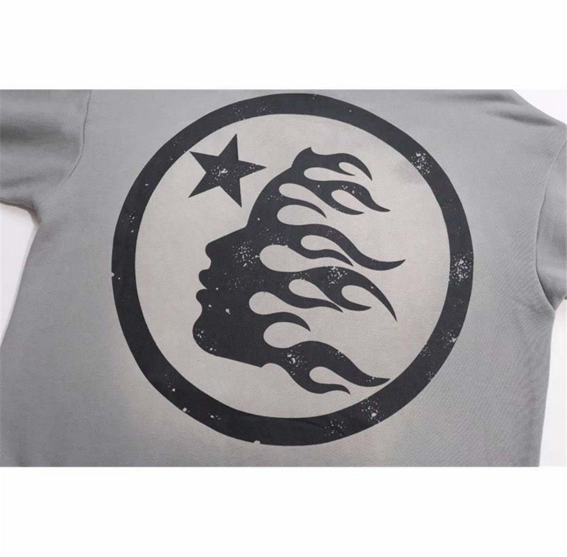 Hellstar Punk Graphic Hoodie – Grey