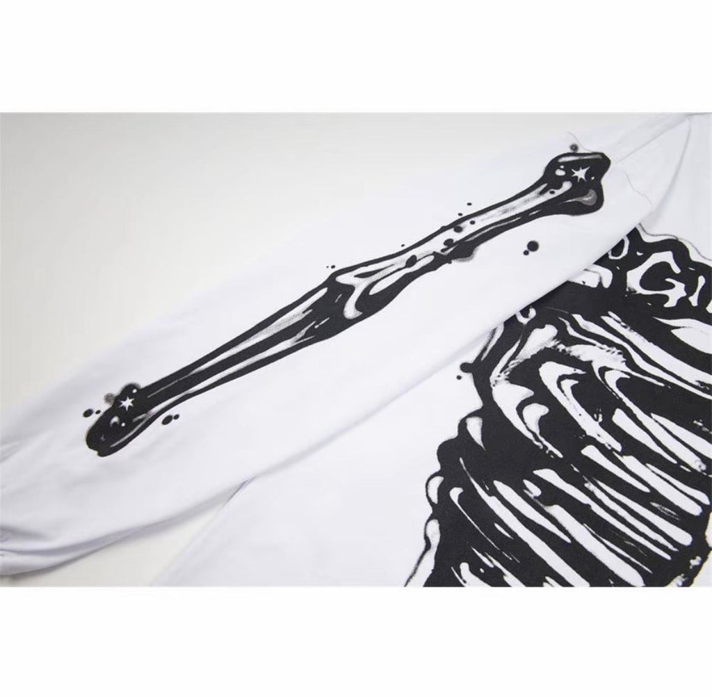 Hellstar Skeleton Hell Hoodie – White