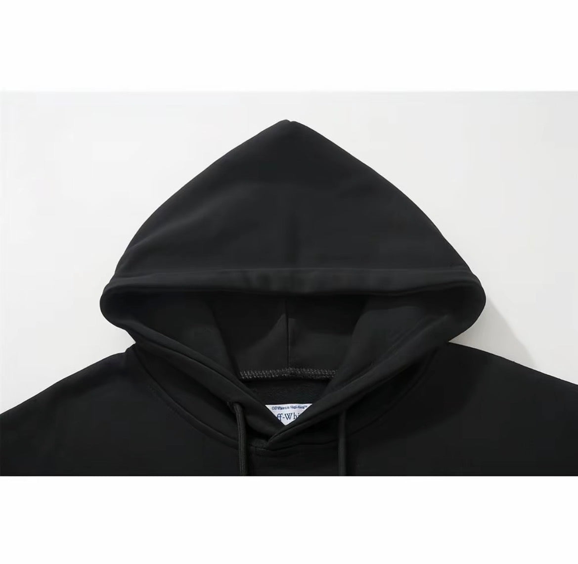 Off-White Minimal Street Hoodie – Luxury Vibes
