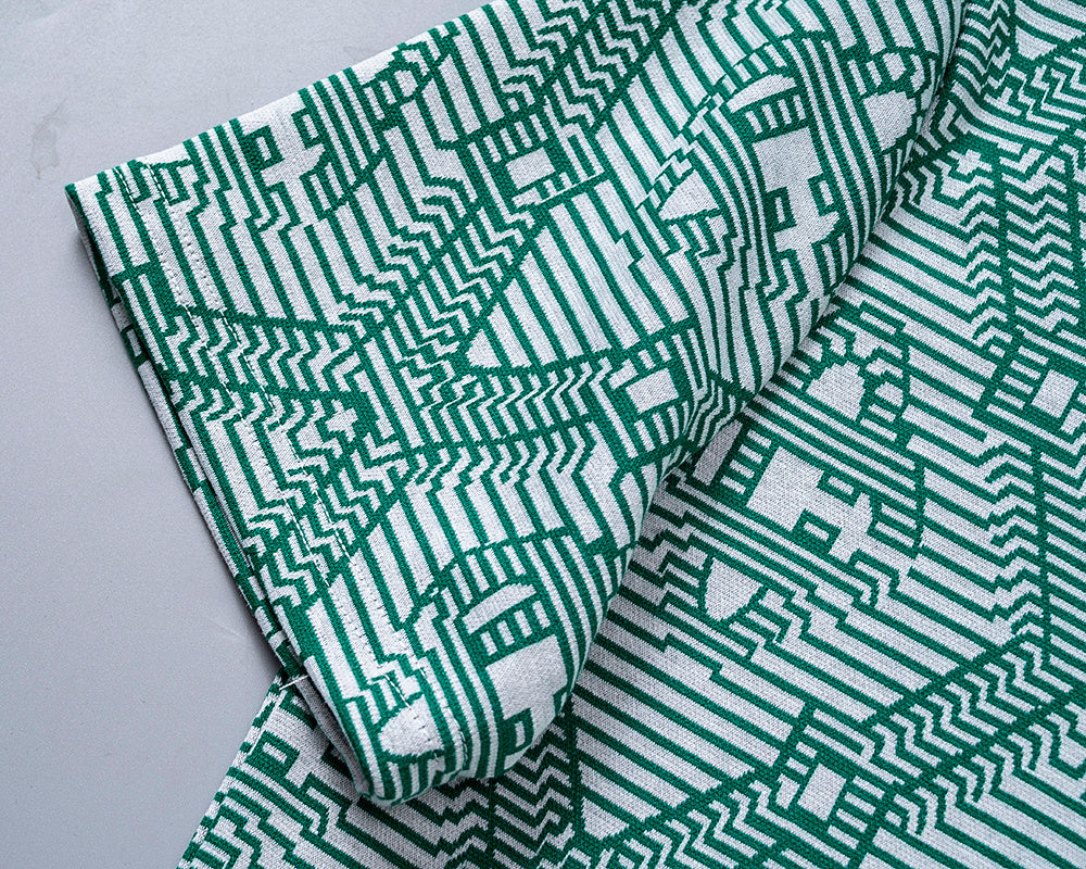 Playera tipo Polo Casablanca Laurel Self-Tie Monogram