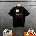 Playera Alexander Wang Stacked Logo Negro