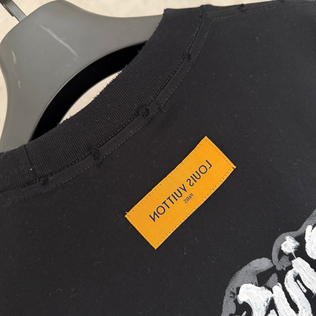 Playera Louis Vuitton LV Bones Negro