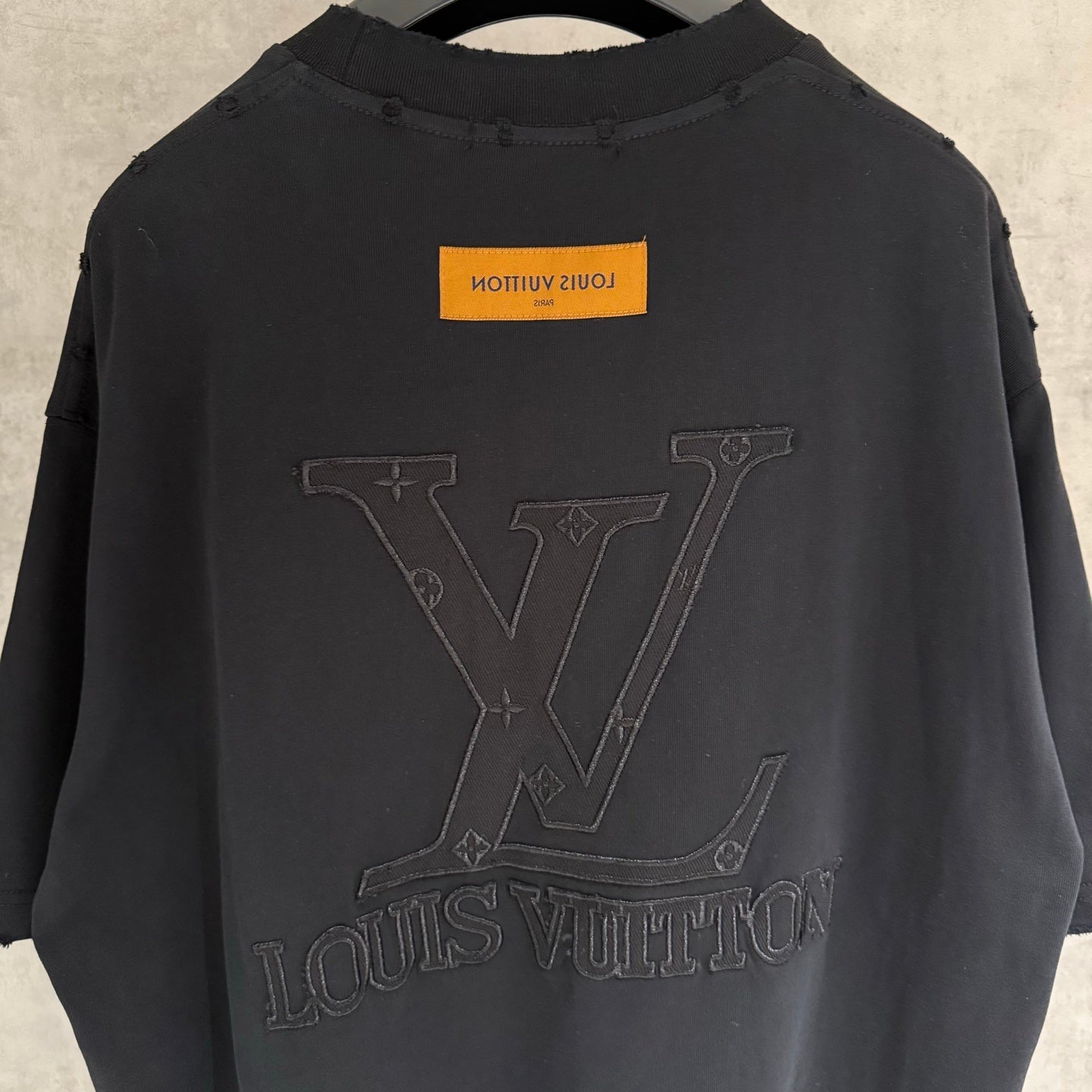 Playera Louis Vuitton Signature Negro