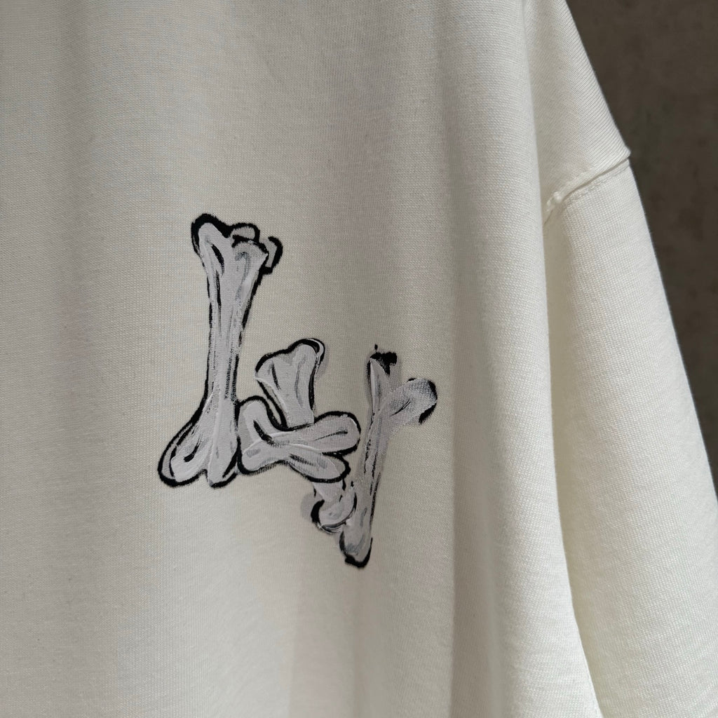 Playera Louis Vuitton LV Bones Blanca