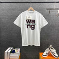 Playera Alexander Wang Stacked Logo Blanca